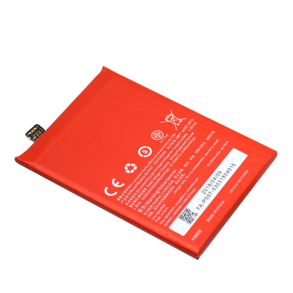 Новая батарея BLP597 для OnePlus 2 A2001 для One Plus Two 3200/3300mAh полная емкость Встроенная батарея Акку+ Инструменты
