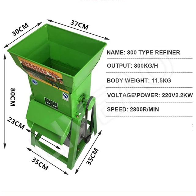 TXMACHINE® Broyeur automatique de manioc 300-400 kg/h Râpe commerciale de  manioc Machine de broyage de pommes de terre Broyeur de racine de lotus  frais 1,5 kW (220 V/50 Hz, couleur acier inoxydable
