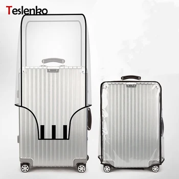 

Apply To "18-30'' PVC Suitcase Protective Cover Luggage Case Travel Accessories Transparent Luggage Waterproof Dust Bag Covers