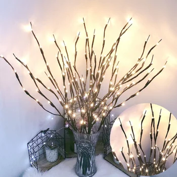 

Led Artificial Follower Branches Light Battery Powered 30 Inches 20 LED Lights For Home Decoration Warm White Decorative Lights