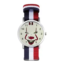 Pennywise reloj de cuarzo con diseño de gimnasio, Pulsera moderna de banda ancha para parejas