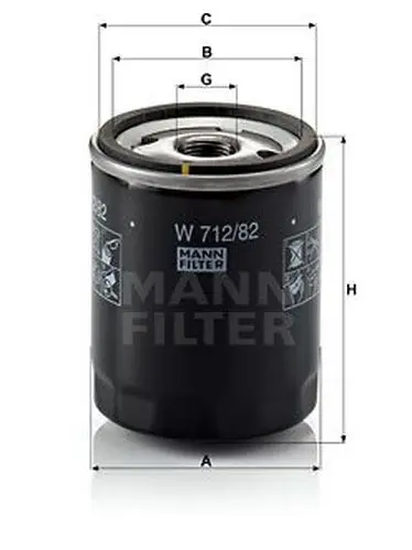 Фильтр масляный FORD C-MAX/FOCUS II/MONDEO 1.8 TDCI MANN-FILTER
