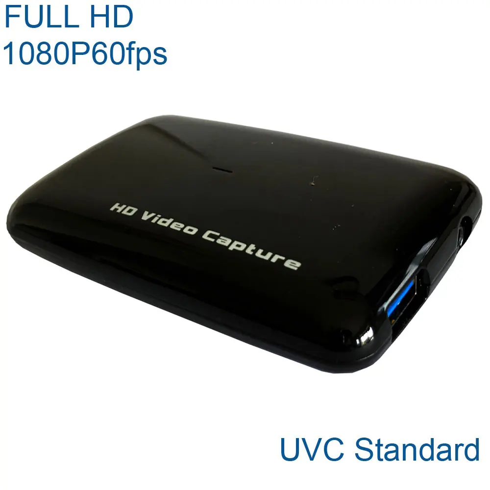 EzCAP301 UVC USB HD совместимая карта захвата для OBS Studio Windows Media кодировщик Adobe Flash