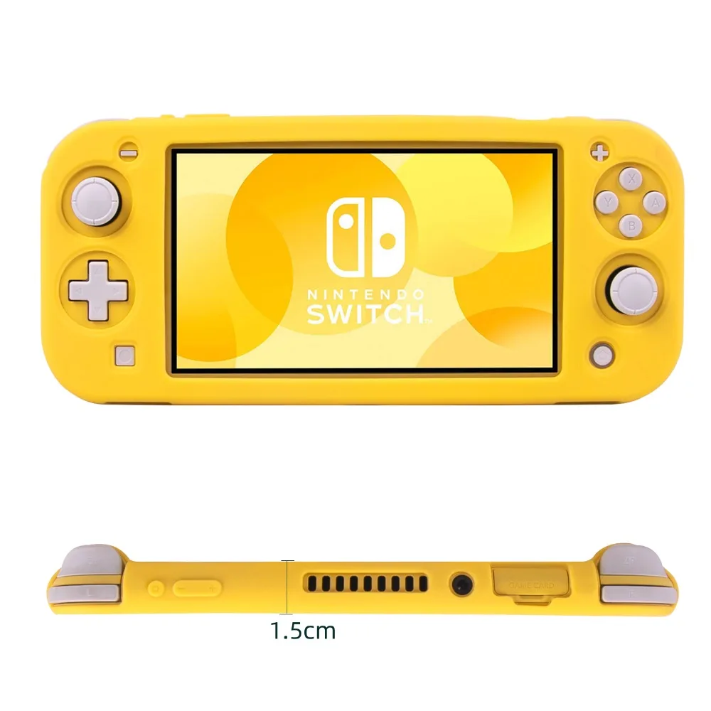 Силиконовый чехол CHINFAI для shand Switch Lite, мягкий эргономичный Нескользящий Резиновый защитный чехол-подставка для NS Lite, мини-консоль