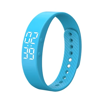 

T5S Smart Bracelet LED Running Watches Pedometer Calorie Distance Monitoring Silicone Watch Wristband Children Men Student Woman