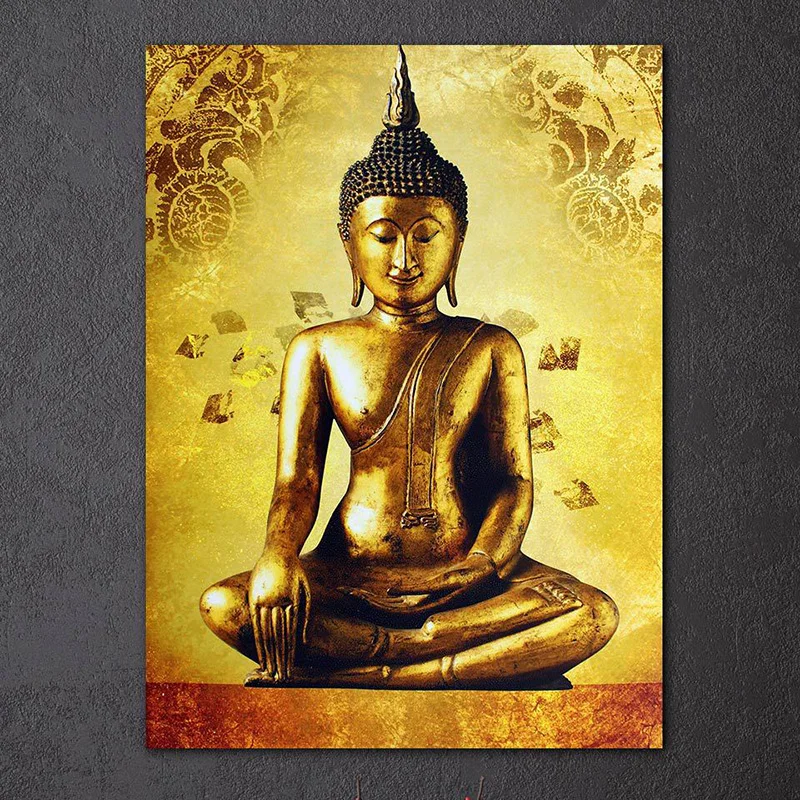

Unframed Large Modern Buddha Print Art Canvas Wall Home Picture Painting Decor