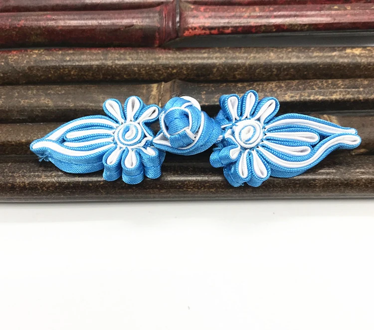 10pcs/lot Chinese Frog Buttons Knot Fastener Buttons For Cheongsam Tang Suit Decoration Sewing Accessories - Цвет: 10