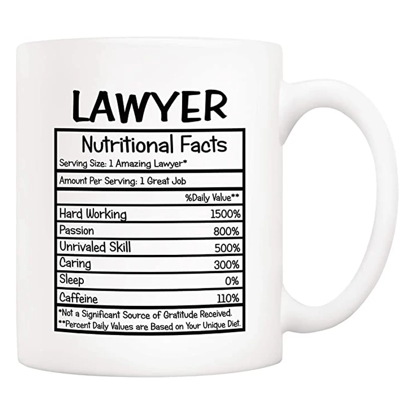 Drinkware Lawyer Novelty Gift Mug SHAN396 Mugs Drink & Barware