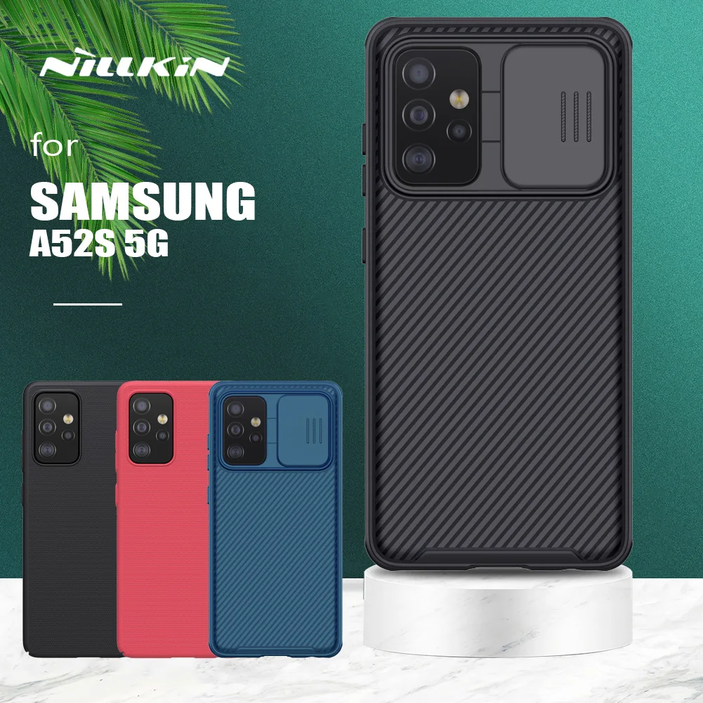 Nillkin-funda de cámara deslizante para Samsung Galaxy A52S, carcasa  protectora esmerilada para Samsung Galaxy A52S A52 5G, 4G - AliExpress