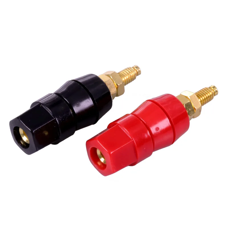 banhado ouro banana binding post amplificador 03