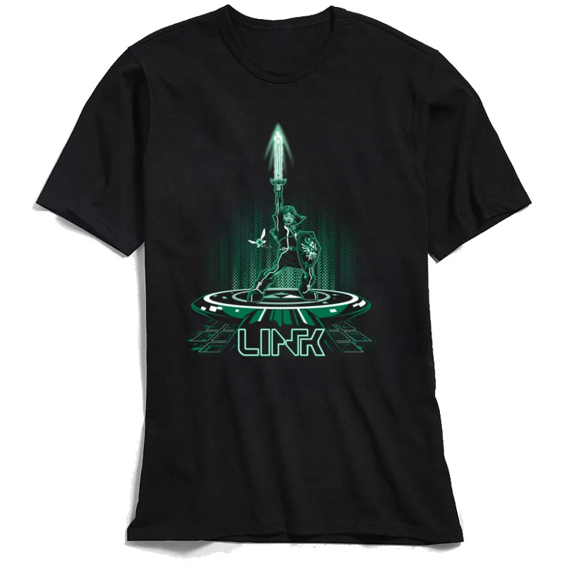 Mens Tops T Shirt Man Personalized TShirt Legend Of Zelda Gamer T-shirts Cool Short Sleeve Tees Cotton Fabric Street Clothing