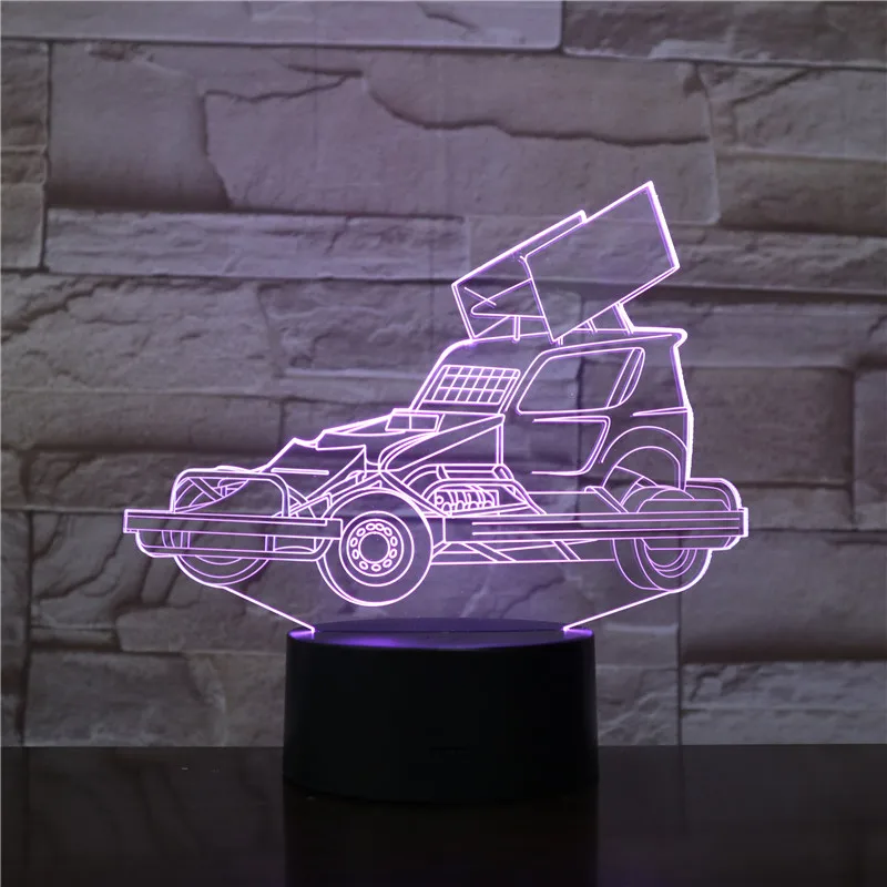 Кран грузовик автомобиль 3D Акриловый ночник USB спящий светильник 3AA батарея электрический стол лампа Спальня Декор Детский подарок 1970