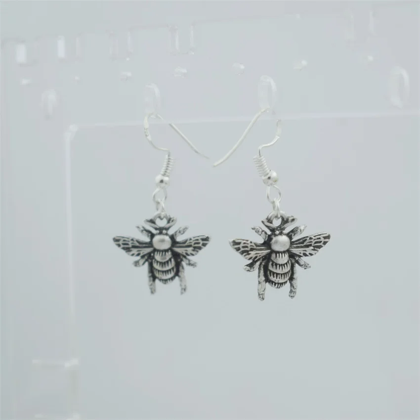 12pairs Cute Gothic Insect Bee Earrings 