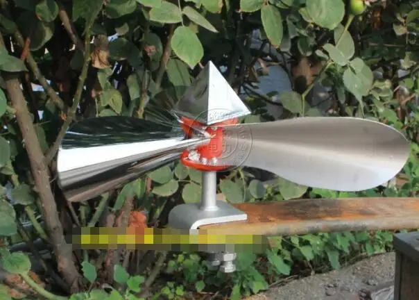 Птица из нержавеющей стали Отпугиватель ветряная мельница 360 градусов вращающаяся вспышка ветер мощность управление