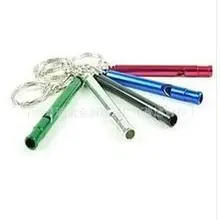 Свисток из алюминиевого сплава, спасательный свисток, свисток для выживания, металлический свисток из алюминиевого сплава, свисток для соломы