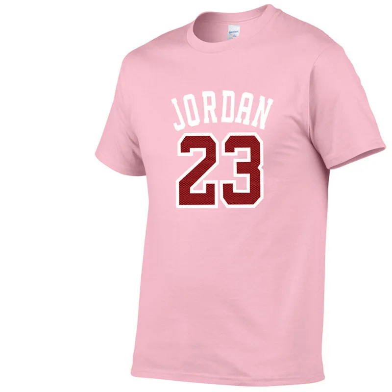 Новинка, летняя брендовая футболка Jordan 23 с принтом, Мужская футболка Swag, высокое качество, хлопок Jordan 23, хип-хоп футболка с коротким рукавом для мужчин - Цвет: 10