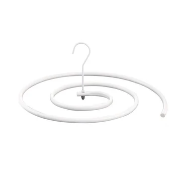

Detachable Spiral Drying Rack Round Multifunctional Drying Bed Sheet Rack Wide Application For Spiral Hanger With Special Hooks