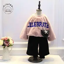 23561 Dream Dangdang Осень стиль Южная Корея Детская одежда для девочек сапоги брюки поддельные 2 шт леггинсы свободные брюки