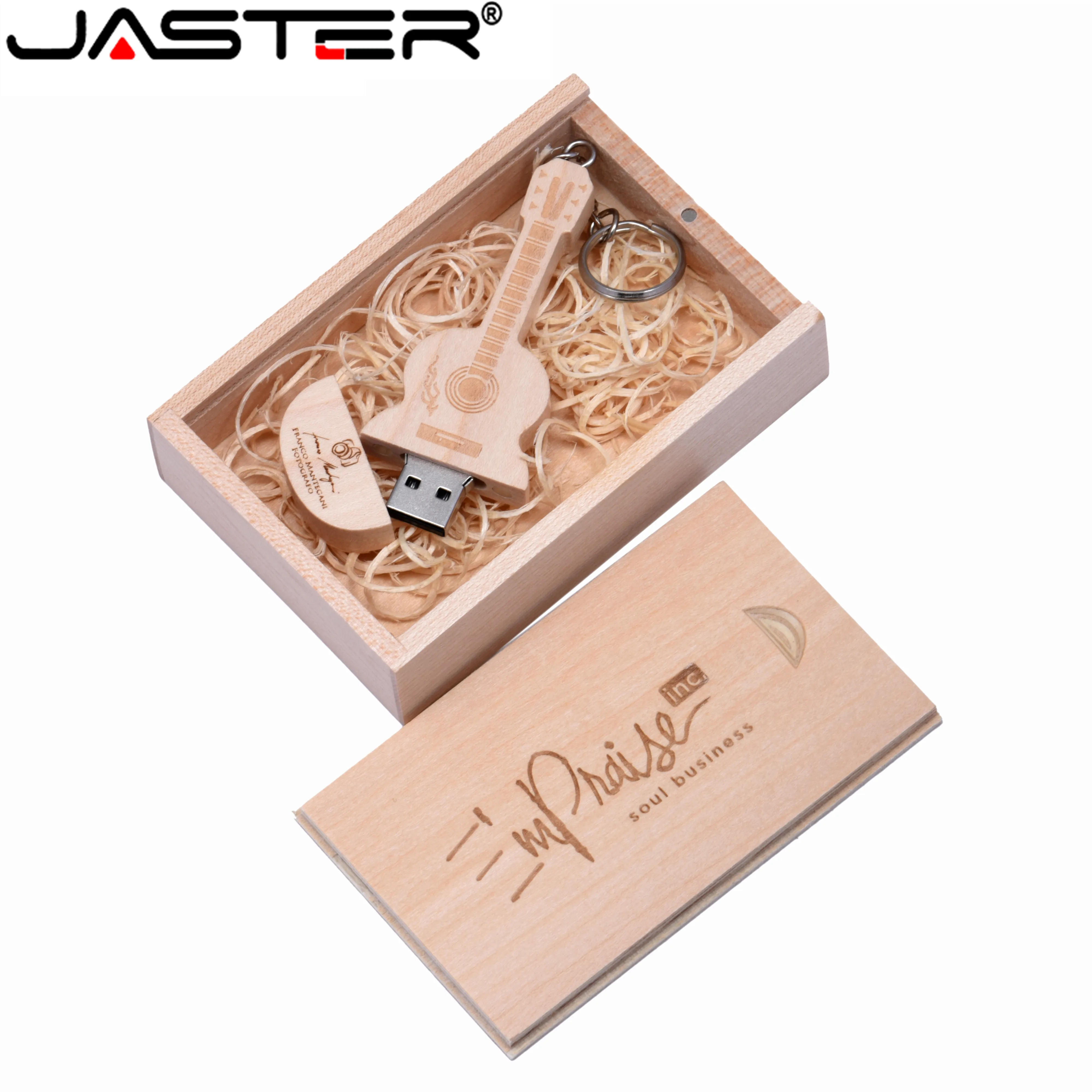 Usb флеш накопитель JASTER деревянный с логотипом под заказ 4/8/16/32 ГБ|USB