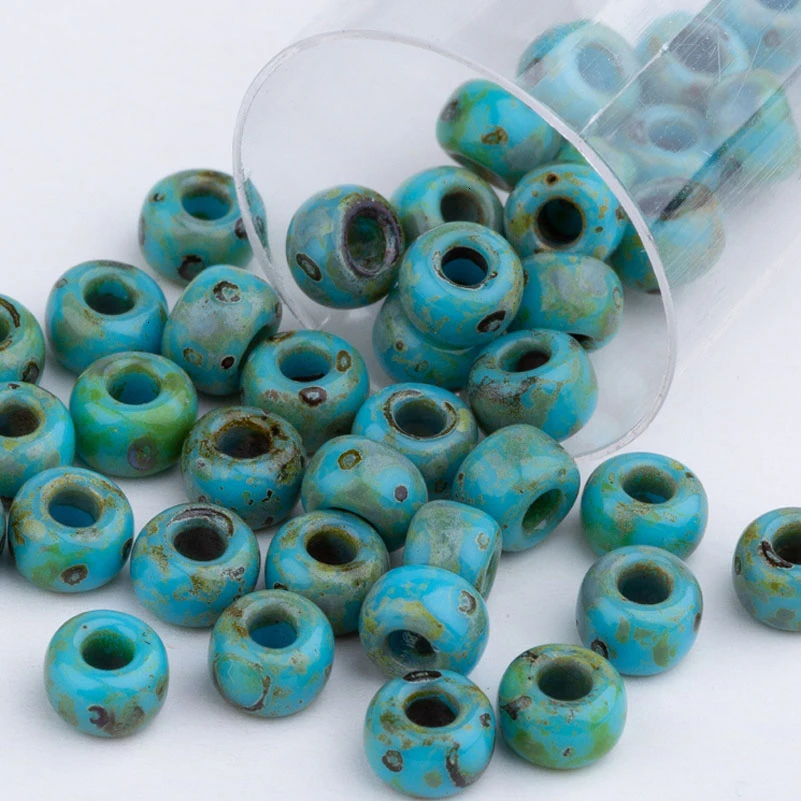 Taidian японский Seedbeads Miyuki Picasso 11/0 2 мм 5 граммов рукоделие родной diy-творчества в большом количестве разноцветное платье для одежды о 480 шт - Цвет: 4514