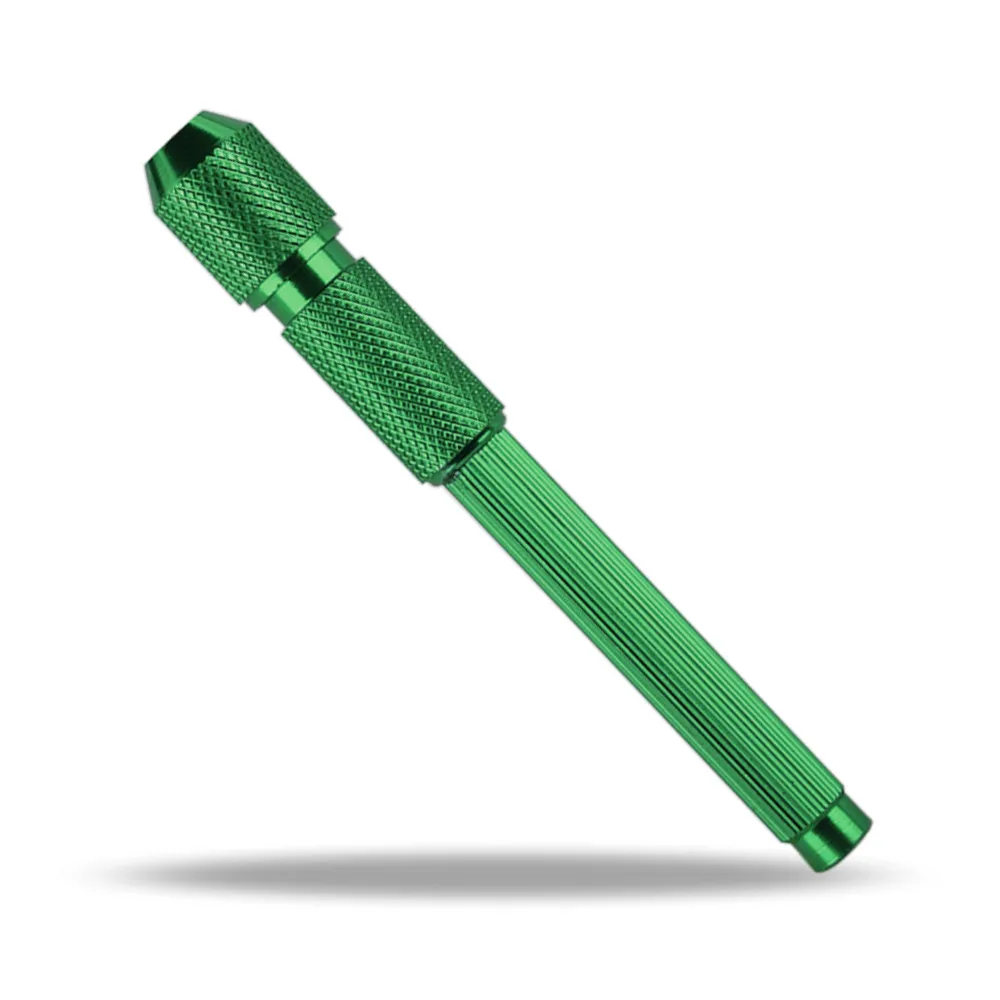 4 цвета Татуировка маркер ручка кожаный сплав держатель маркер ручка для кожи Серфер трафарет контур ручка держатель татуировки аксессуары - Цвет: Зеленый