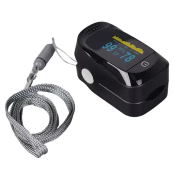 

Protable Finger Clip Pulse Oximeter Sp02 Fingertip Adult Heart Rate Monitor