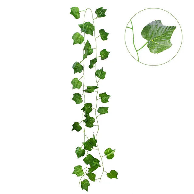 180cm Fake Ivy Wisteria Flowers Artificial Plant Vine Garland for Room Garden Decorations Wedding Arch Baby Shower Floral Decor 230cm F01