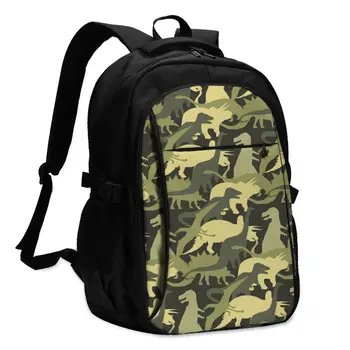 

Backpack 2020 Women Camouflage Army Dinosaur Back to School