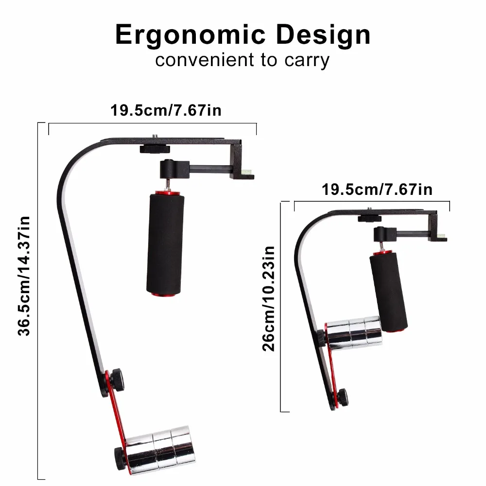 Камера Steadycam ручной стабилизатор видео штатив держатель для фотостудии Canon Nikon sony