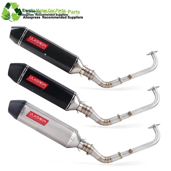 

Modified Front Middle Link Pipe Scooter Exhaust Muffler Escape Full System Slip-On For yamaha NVX155 NVX 155 Aerox155 Aerox 155