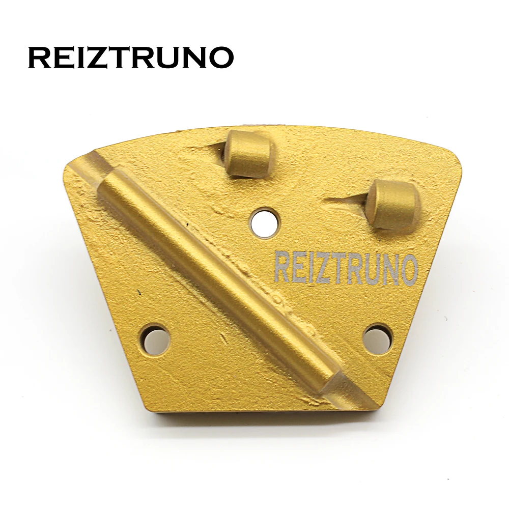 REIZTRUNO 2*1/4PCD двухсегментный Веерообразный и pcd Алмазный пол полировки колодки шлифовальные диски для удаления бетона эпоксидной смолы
