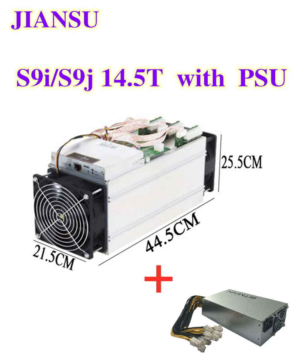 AntMiner S9i S9j 14.5T BITMAIN with psu Asic Miner SHA-256 Bitecion Btc BCH other sale Antminer 13.5T T9 T15 S15 m3 | Компьютеры и