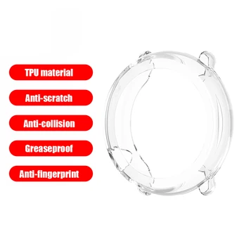 

AntiScratch Protection Case Bezel Protector TPU Transparent Case Frame Smart Watch Bumper Cover for POLAR Ignite