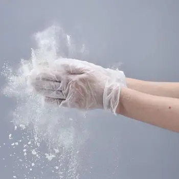 

100pcs12in Length Nitrile Gloves Powder Free Latex Rubber Free Disposable Glove