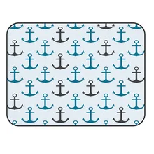 CHARMHOME мягкий ковер Противоскользящий ковер минималистичный мультфильм якорь синий черный ковер для гостиной коврик для домашнего декора