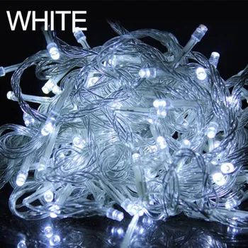 

LED String Light 10M Waterproof 110V/220V 100 LED Holiday String Lighting 7 Colors Christmas Lights Party Outdoor Decoration NEW