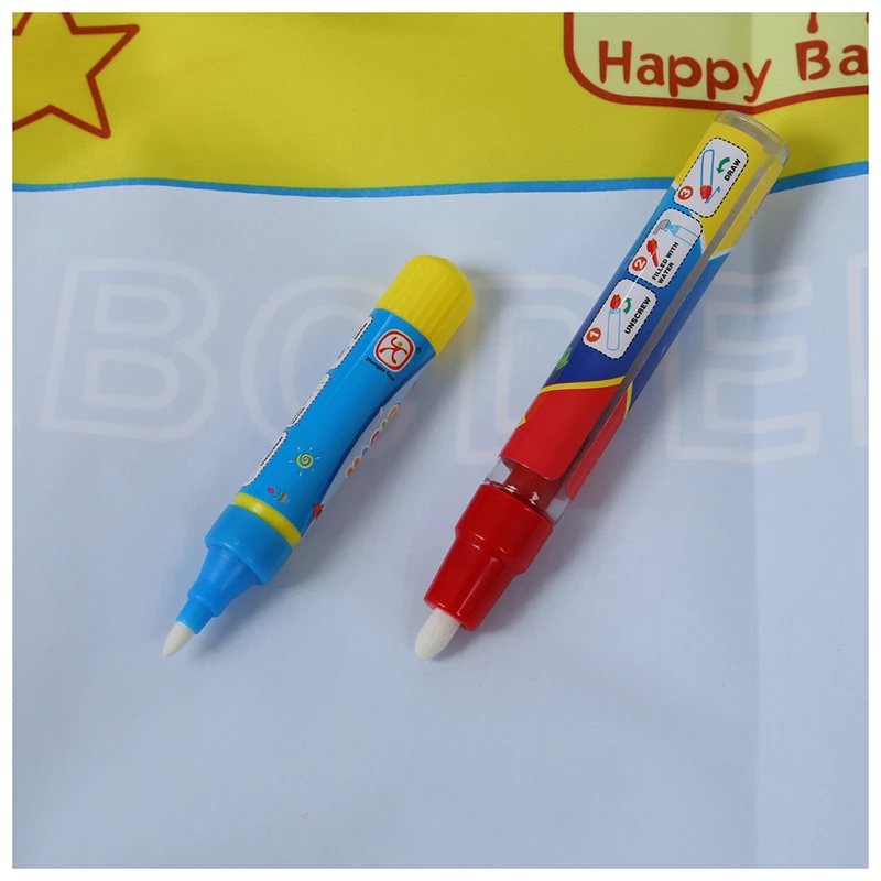 Children Toy Drawing Mat Magic Pin Educational Toy 1 mat+ 2 water pen