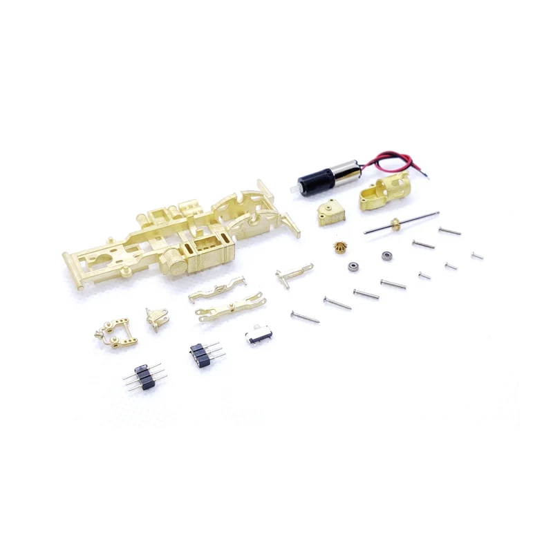 Caminhão de Dois Chassi de Metal Mesmo sem Carroçaria Dasmikro Eixos Faça Você Das87 Ds87e15 Kit 5 chassi de metal kit diy sem carroçaria