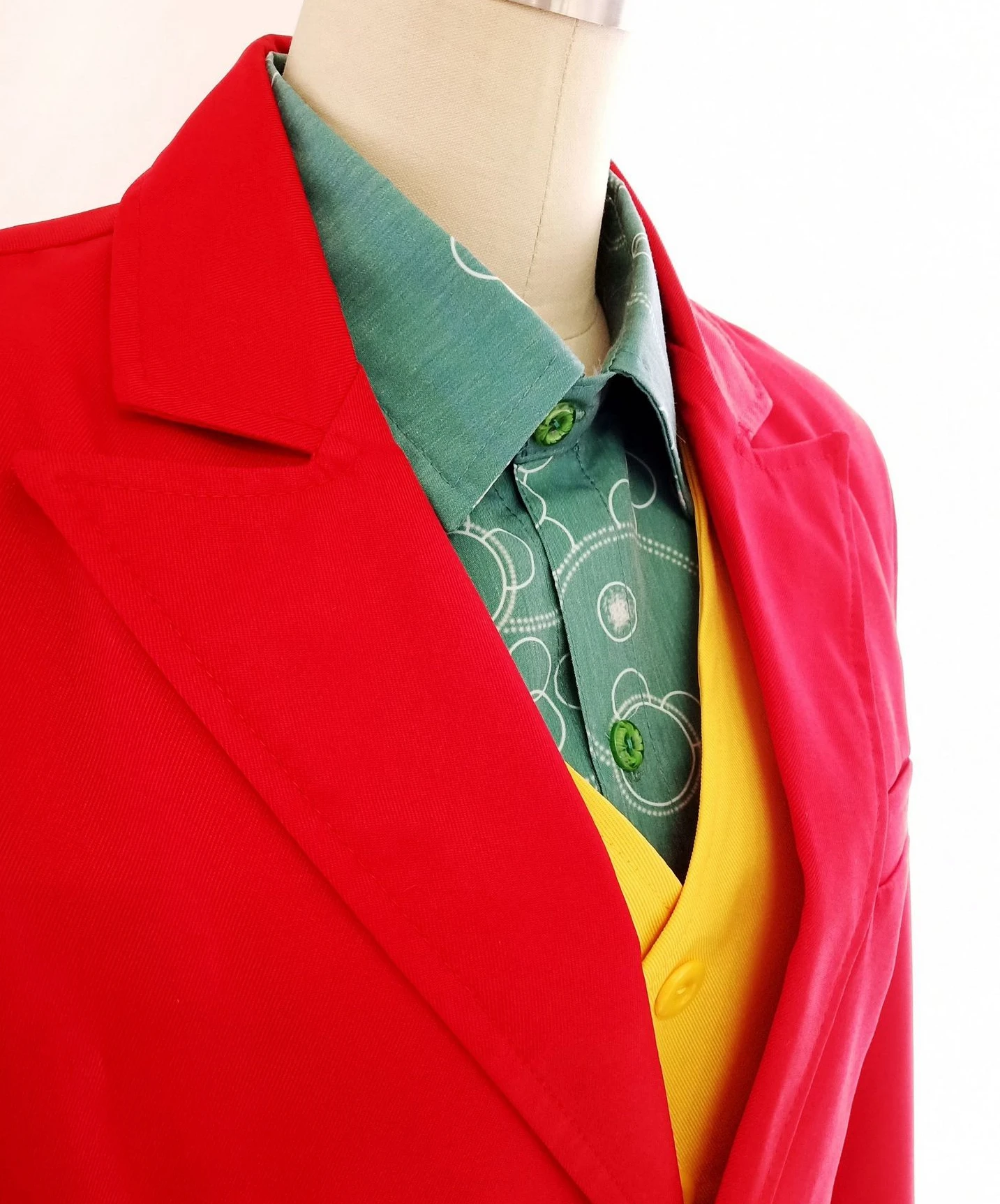 new cosplay Joker Joaquin Phoenix Character high quality clothing Halloween makeup party, male, female suit Cotton Suit