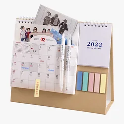 Calendrier de bureau de poche créatif 2022, support de calendrier de bureau, décorations du nouvel an du tigre Business publicité bureau 365 