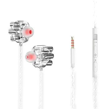 

6D Stereo In-Ear Earphones Sport Earphone Wired Super Bass 3.5mm Crack Colorful Earbud With Microphone For Xiaomi IPhone Samsung