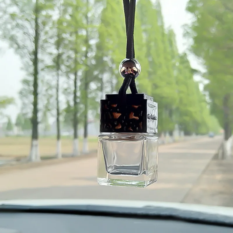 

Car Parfume Bottle Car Air Freshener Empty Glass Bottle Auto Car Hanging Scent Air Freshener For Auto/Home/Office Decoration