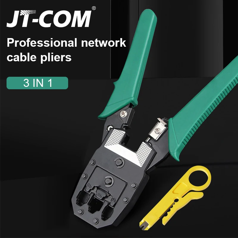 Kit de herramientas de prensado de red, pelacables rj45, 8P6P4P, rj45, crimpadora de cables de red rj45