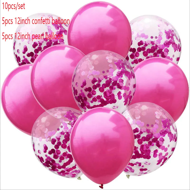 10 шт Серебристые шары на день рождения конфетти Металлический воздушный шар на день рождения Звездные гирлянды воздушные шары с конфетти для свадебного украшения - Цвет: Темный хаки