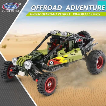 

New 03033 Technic Car The Off-road Car Compatible With New 20033 Set Building Blocks Bricks Kids Car Model Toys Christmas Gifts