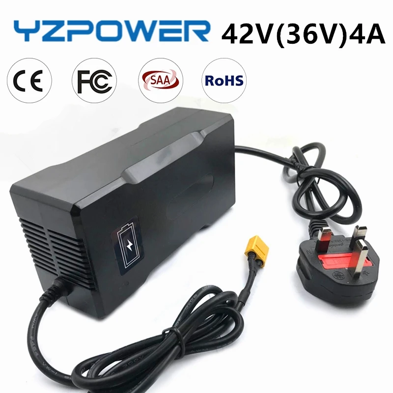 YZ POWER Smart 42V 4A 4.5A 5A электрический самокат Балансирующий аккумулятор | Зарядные устройства -32709645251