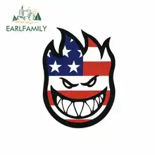 EARLFAMILY 13cm x 10.7cm Spitfire Vinyl Funny Car Stickers JDM Vinyl Bumper Trunk Truck Graphics RV VAN 3D DIY Fine Decal