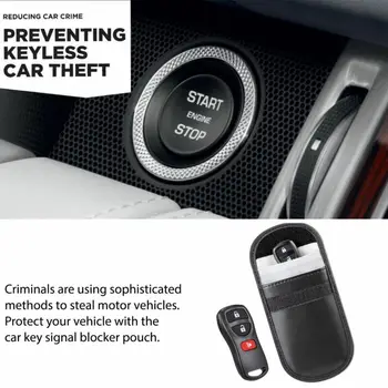 

Signal Blocker Car key bag Replacement Universal Cage Fob Blocking Bag