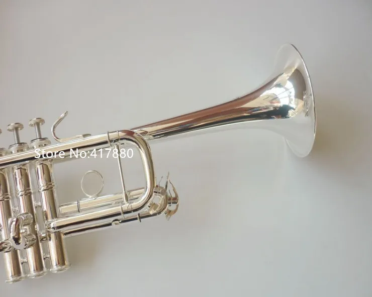Selling Trumpet C tone C180SML-239 Sliver Plated professional performance level Musical Instruments