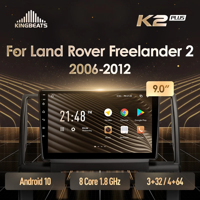 KingBeats head unit For Land Rover Freelander 2 2006 - 2012 Android Octa-Core HU 4G Car Radio Multimedia Video Player Navigation GPS no dvd din 2din
